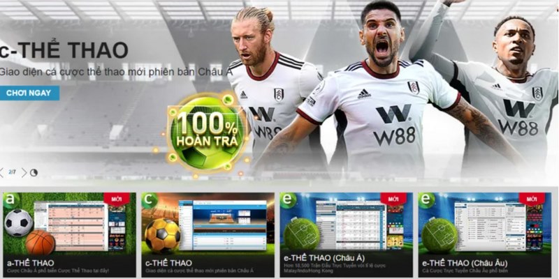 Cá Cược W88 Thể Thao - Sảnh Kèo Bóng Đá Trực Tuyến 2026 2 W88 Thể thao cung cấp rất nhiều giải đấu bóng đá nổi tiếng