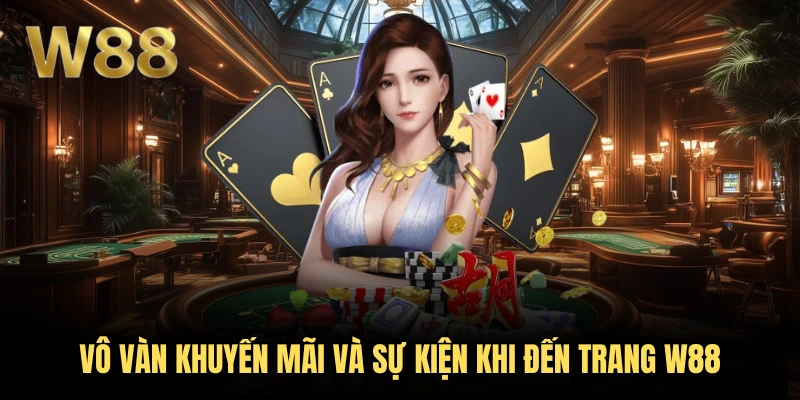 W88 39 Vô vàn khuyến mãi và sự kiện khi đến trang W88