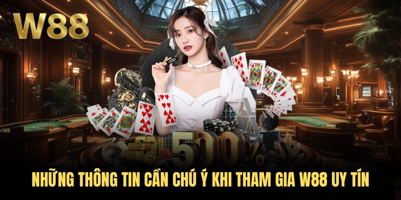 W88 36 Những thông tin cần chú ý khi tham gia W88 uy tín